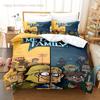 Комплект постельного белья Metal Family Single Twin Full Queen King Size Bed Set Aldult Boy Bedroom Duvetcover Sets 3D Anime Bed Sheet Set