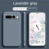 For Google Pixel 8 7 6 Pro 7A 6A Wireless Charging Shockproof Square Liquid Silicon TPU Soft Cases Protective Camera Lens Cover