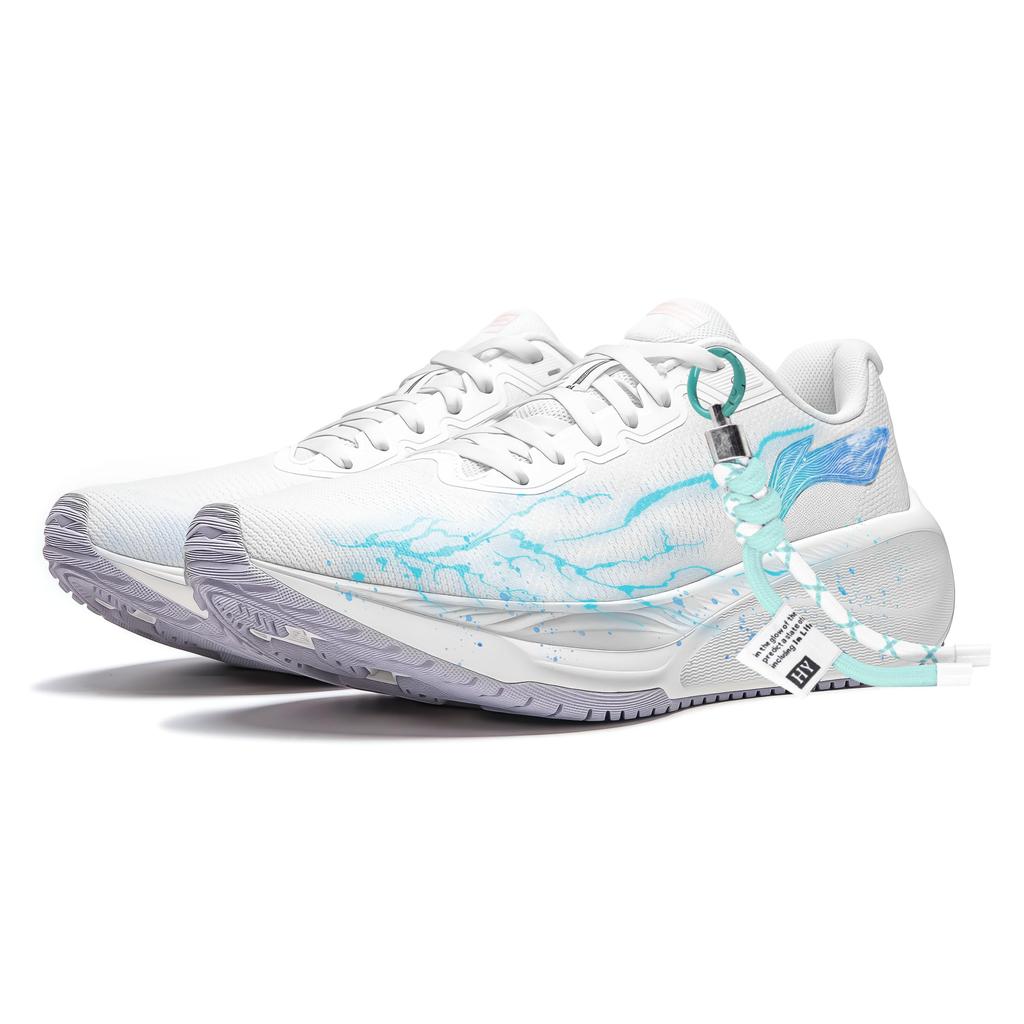 Li Ning MINE JUMP 2.0 V2 Беговые кроссовки Женские Низкие Белые ARSU010-3(Команда1036-)