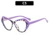 Irregular Cat Eye Reading Glasses Double Colors Frame Ultralight  Computer Presbyopia Eyewear Spring Hinge Women'S Glasses
