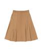 Cargo Bros For Woman Pleated Long Skirt (Beige)