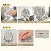 Homspark Triangular Corner Drainer Net Holder with Strong Suction Cups, Perfect for Sink, Kitchen, and Food Waste Disposal, Includes 50 Drainer Nets