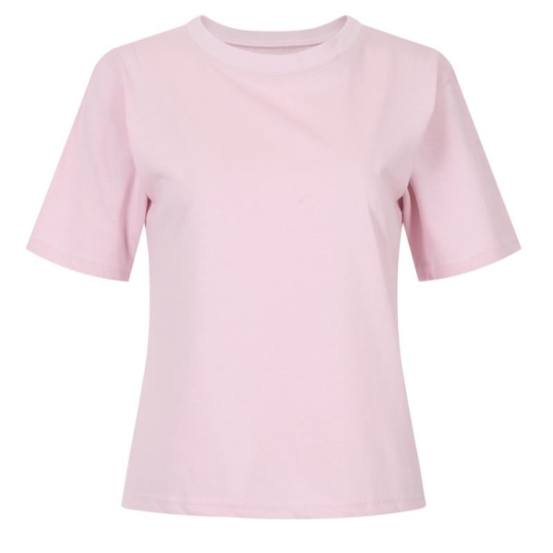 Shop Women Basic Round Neck ShorT Sleeve T shirT Lavender Dai Wsh 20556