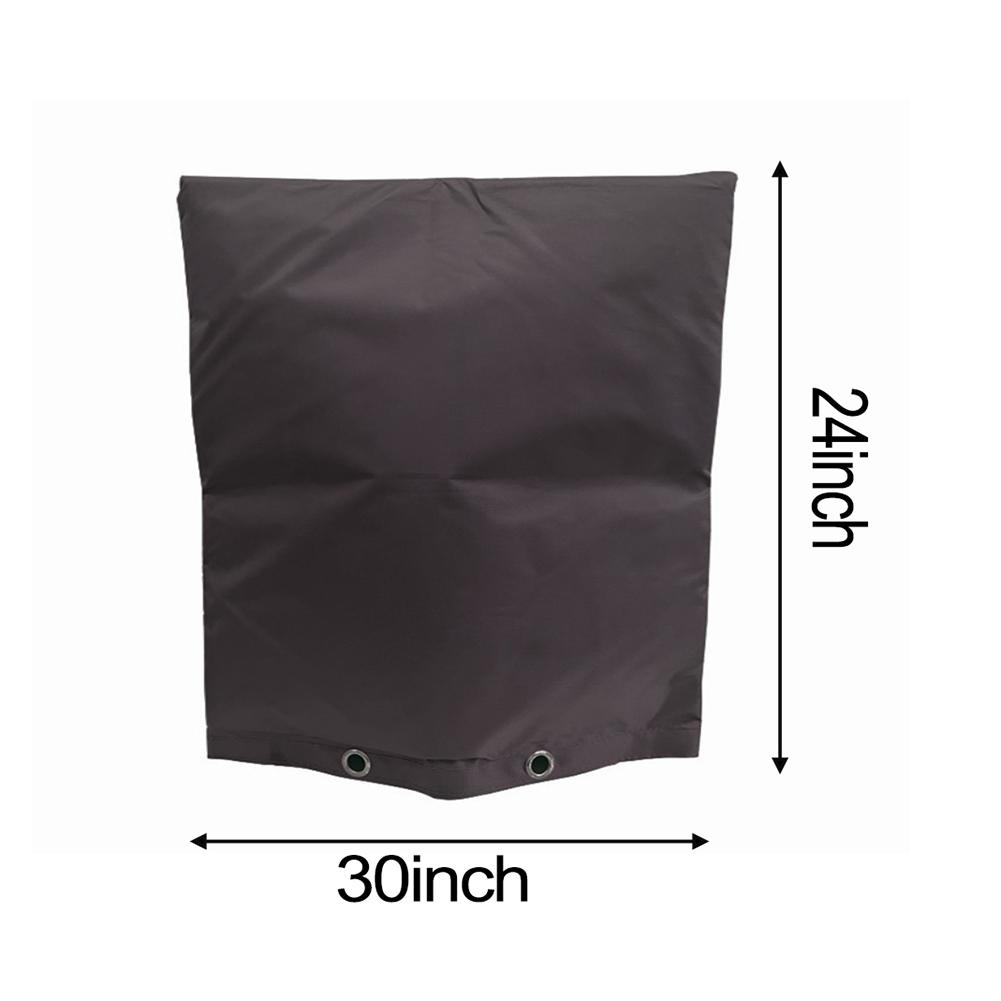 Зимняя защита для обратных клапанов Изолированные чехлы для труб, спринклеров, обратных клапанов 16Ш*20В дюймов, 24Ш*24В дюймов