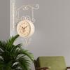 Side Wall Clock Mounted for Home Use 8 Inch Station Design Living Room Bedroom