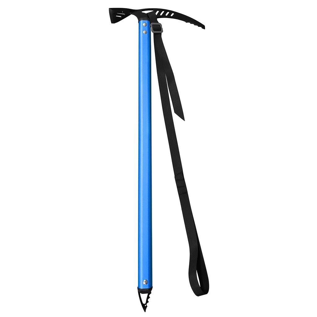 Outdoor Camping Ice Axe Aluminum Alloy Mountaineering Axe 70cm Walking Pick for Camping