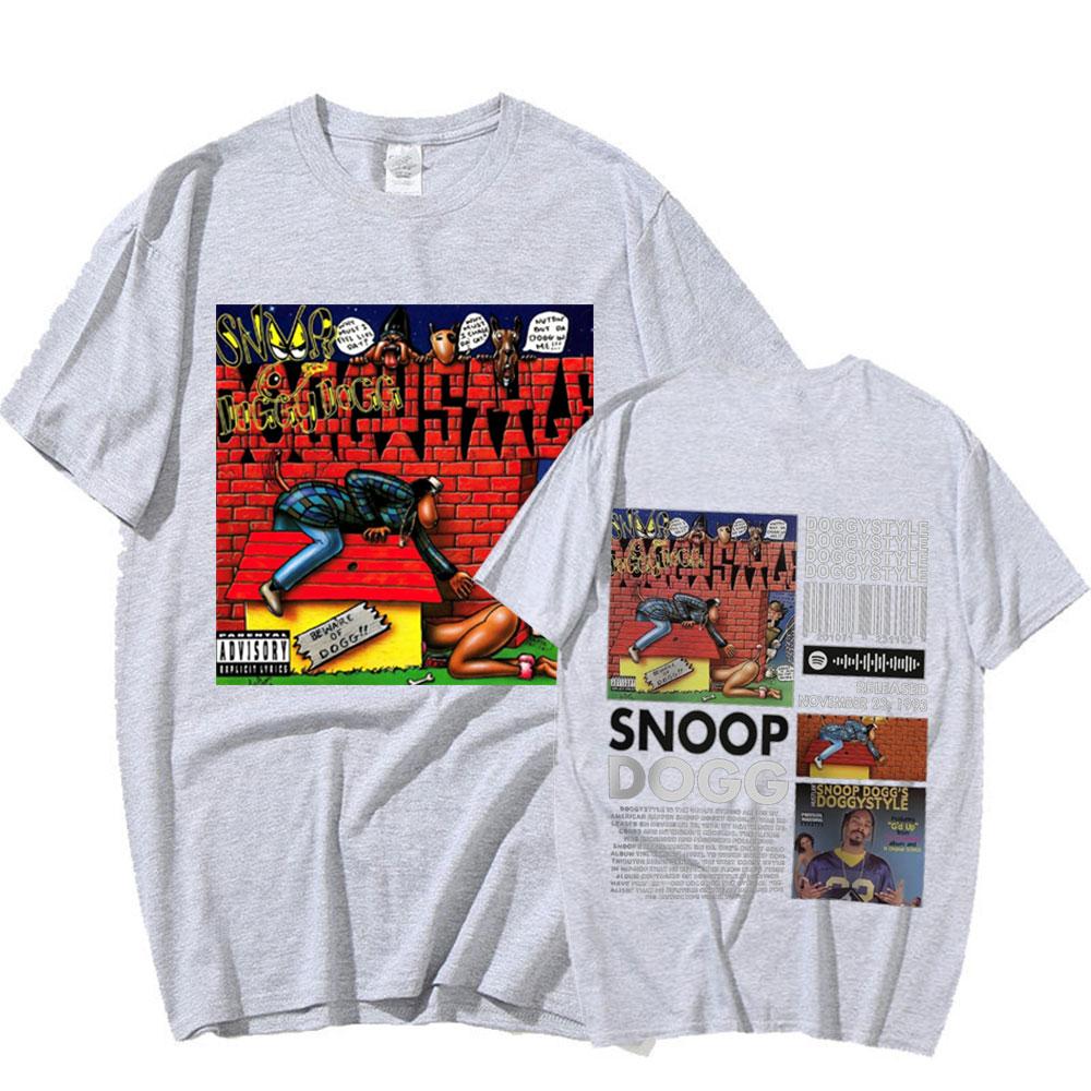 2025Snoop Dogg Doggystyle Album 90s Y2K Merch Vintage Rapper Hiphop 100% Pure Cotton Printed T-shirt Oversized Streetwear Y2K