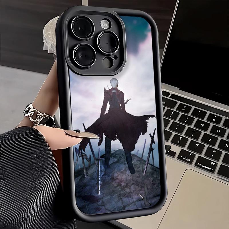 Чехол для телефона iPhone 17 Air 16E 15 16 Pro Max Fate Zero Stay Night Archer Чехол 14 Plus 13 12 Mini Мягкий Силиконовый Fundas