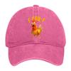 Cap Mens Womens Embroidered Distressed Adjustable Sun Hat Cotton Funny Hats