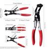 Car Water Pipe Clamp Pliers, Straight Throat Tube Bundle Pliers, Bendable Clip Pliers, Clamp Clamp Pliers