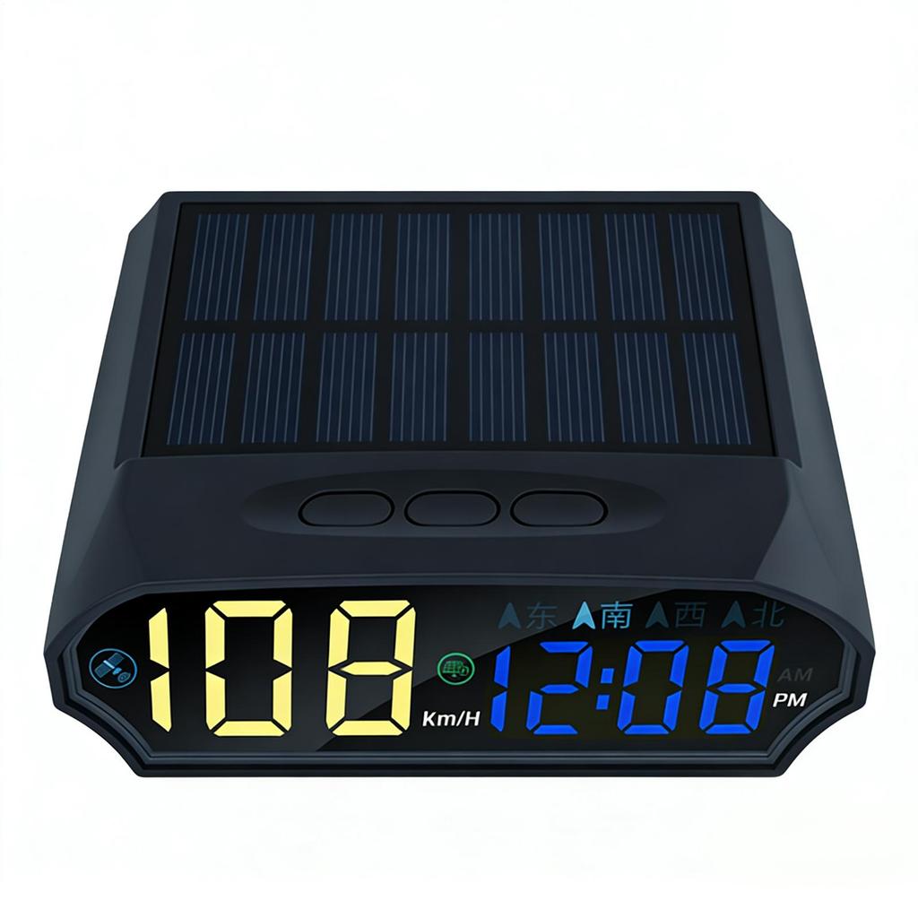 Солнечный проекционный дисплей Устройство для мониторинга скорости автомобиля Автомобильный цифровой спидометр для седанов, внедорожников, грузовиков, водителей автопарка
