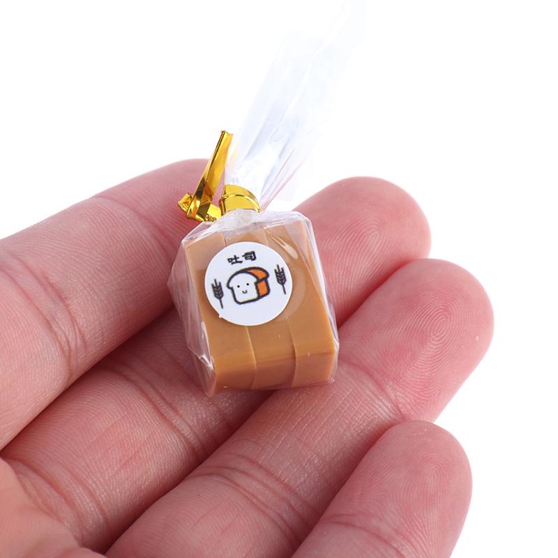 2Bag Dollhouse Mini Mini Toast Bread Ролевая кукольная еда 1/12 Декор для кукольного домика