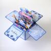 С Днем Рождения 3D Раскрывающийся Букет Поздравительная Открытка на День Рождения Свадьбу Модные Бумажные Цветы