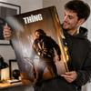 The Thing Movie Poster Retro D Printed Metal Signs Customized Wall Hanging Gift for Bathroom Decor Room Decorating Interior