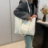 Niche Cotton Clothes Bags Women's Autumn and Winter New Large-capacity Diamond Handbags Fashionable Shoulder Tote Bags