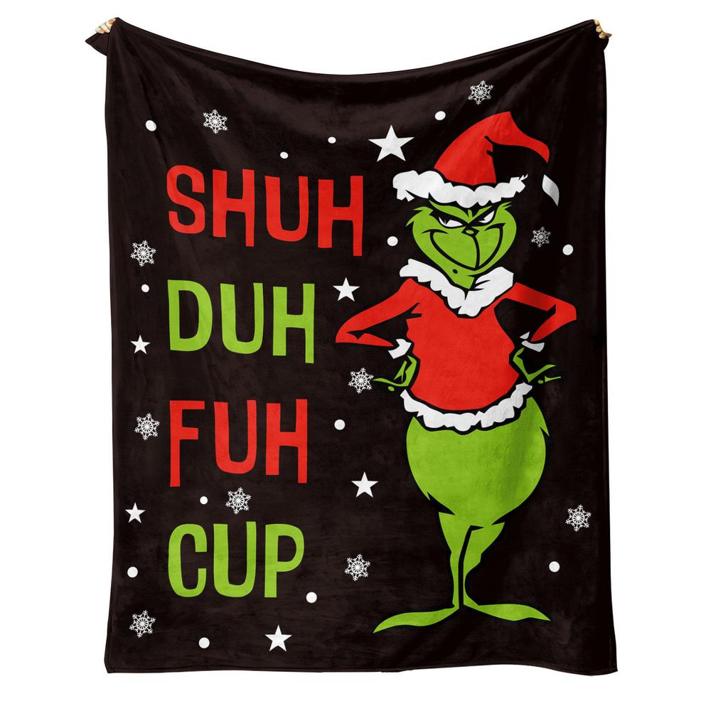 Flannel Blanket Christmas Personalized Blanket Digital Print Blanket