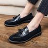 Trend Leather Shoes for Men Business British Style Casual Dress Slip On Man Formal Party Mens Designer All-match Wedding Oxfords