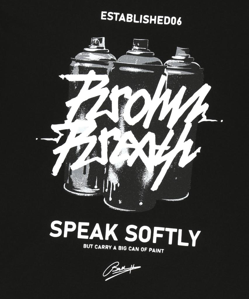 Футболка BROWNBREATH Spray Crush Tag - Черная