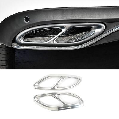 Для Mercedes Benz C E-Class W205 W213 X253 Автомобиль Задняя Выхлопная Труба Горловина Глушитель Выхлопных Газов Выходная Рамка Наклейки Внешние Аксессуары