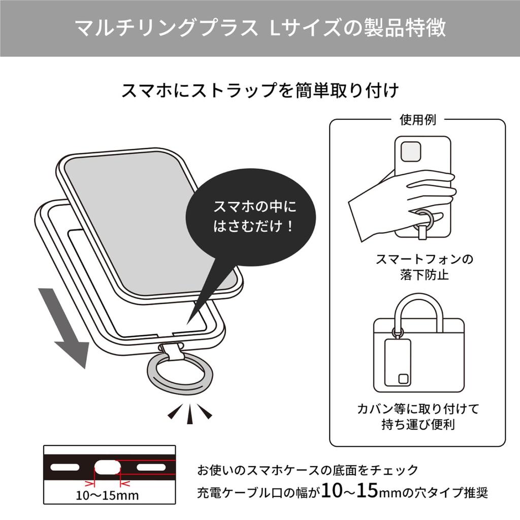 Gourmandise Blue Lock Multi-Ring Plus, Large, by Sae Ito, BBL-10E