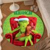 Christmas Comfort Round mat, Anti-slip Circle Carpet Chair rug For livingroom,Bedroom, doormat home decor Gift Christmas Gifts