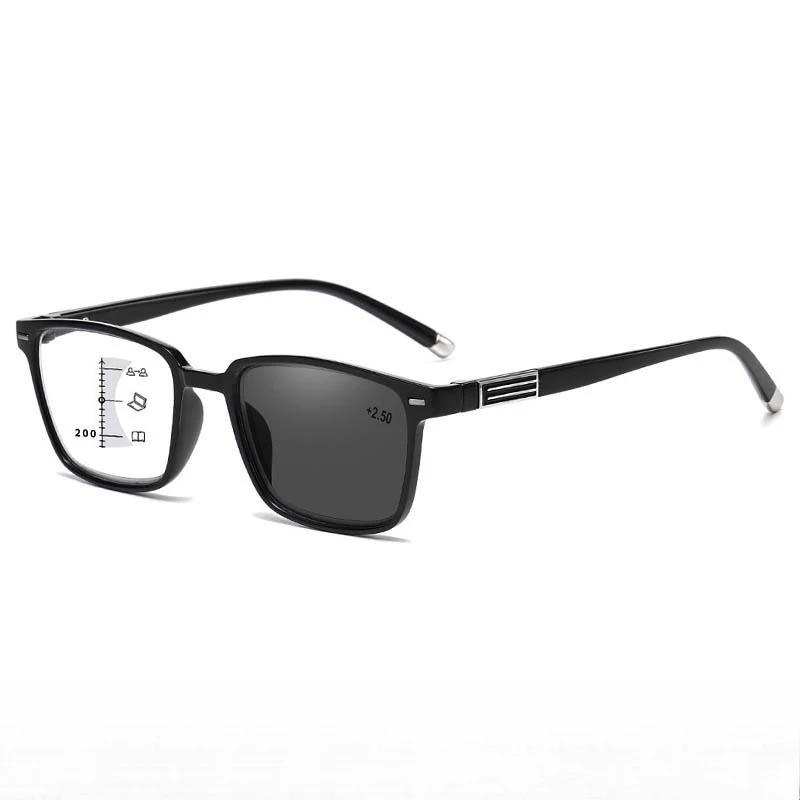 Мужские и женские фотохромные мультифокальные очки для пресбиопии, модные ретро прогрессивные очки для чтения, очки для защиты от синего света