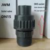 dn15 plug, 1-inch external thread