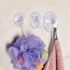 5/10/20Pcs Suction Cup Hooks Strong Suction Cup Holder with Plastic Hooks For Glass Window Wall Hook Hanger Home Kitchen Bathroom