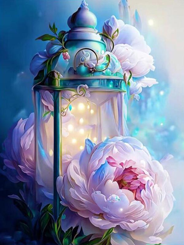 Diy 5d алмазная живопись розовый пион цветы лампа полная квадратная круглая дрель горный хрусталь вышивка мозаика наборы для вышивки крестом Настенный декор FG1790