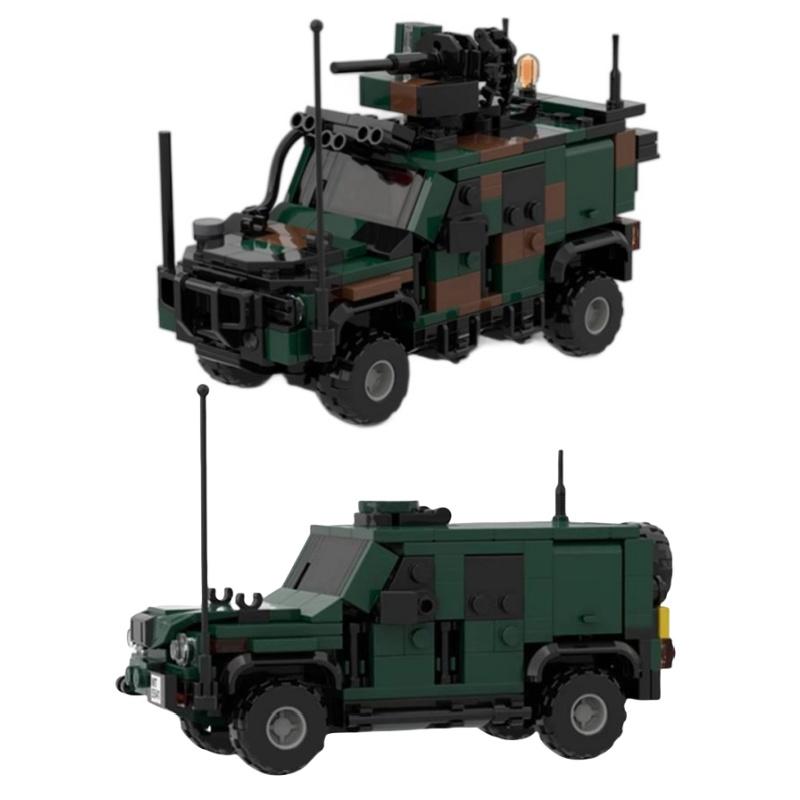 Вторая мировая война Военный легкий многоцелевой автомобиль 2 4x4 Итальянская армия Технологии транспортных средств Бронированный автомобиль Строительные блоки Игрушки Модели автомобилей Наборы Кирпичи Дети Взрослые Подарки