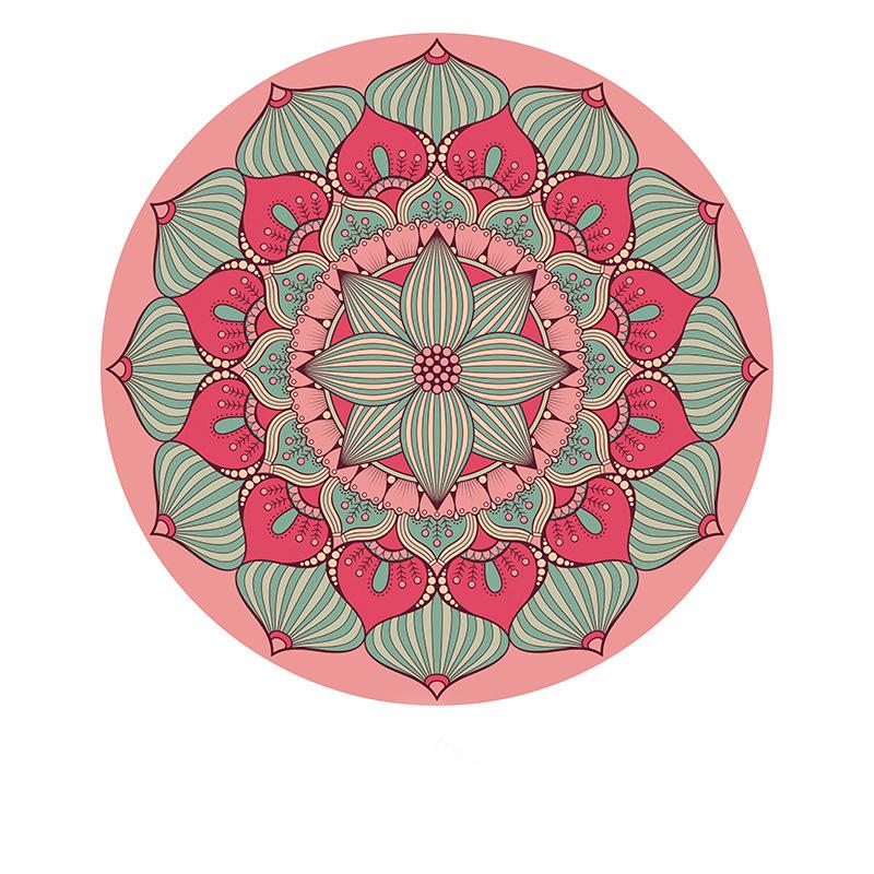 Ковер Ретро Богемный Круглый Прикроватный Геометрический Коврик Гостиная Домашний Декор