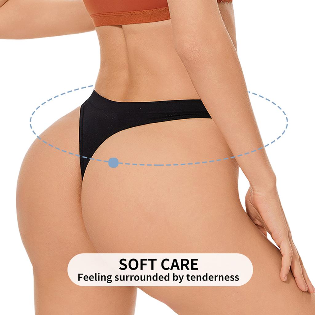 Сексуальные женские трусики с низкой талией, трусики-стринги с низкой талией, бесшовное женское нижнее белье с Т-образной спинкой #JS001