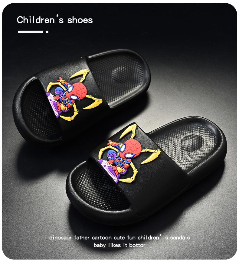 Comfortable Cartoon Style Children's Eva Slippers For Boys Non-slip Summer Footwear