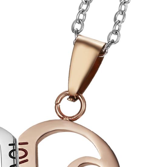 1 пара парных ожерелий в форме сердца, креативный унисекс, хорошее качество изготовления, парный кулон для подарка