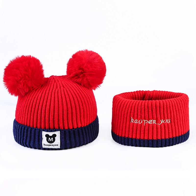 Уютная шапочка для младенца: Мягкая двухслойная шапка для мальчиков и девочек (0-12 месяцев) - Идеально для осени и зимы