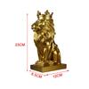 Современная 3D Коллекция Статуэток Льва Фигурка Животного Полимерная Смола Ручная Работа Декор Стола Украшение для Дома Полка Настольные Аксессуары Декорация