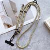 8mm Thick Phone Lanyard Adjustable Crossbody Rope Charm with Tether Tab,Total Length: 140cm