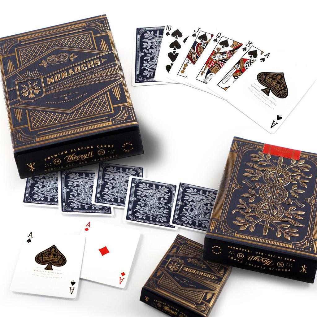 Theory11 Blue Monarch Playing Cards USPCC Bicycle Monarchs Deck Card Games Magic Tricks