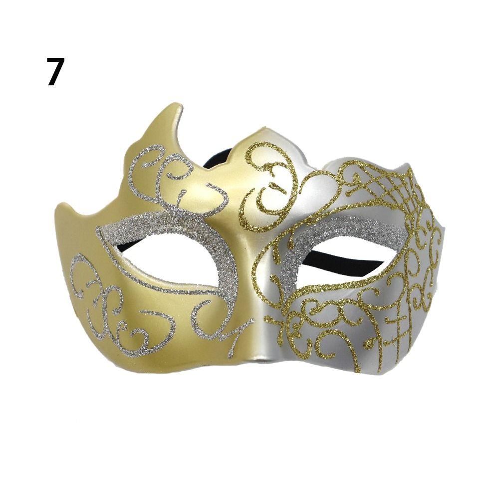 Костюм для танца в маске, Маска для танца джентльмена, Маскарадная маска, Глянцевая маска, Косплей-вечеринка