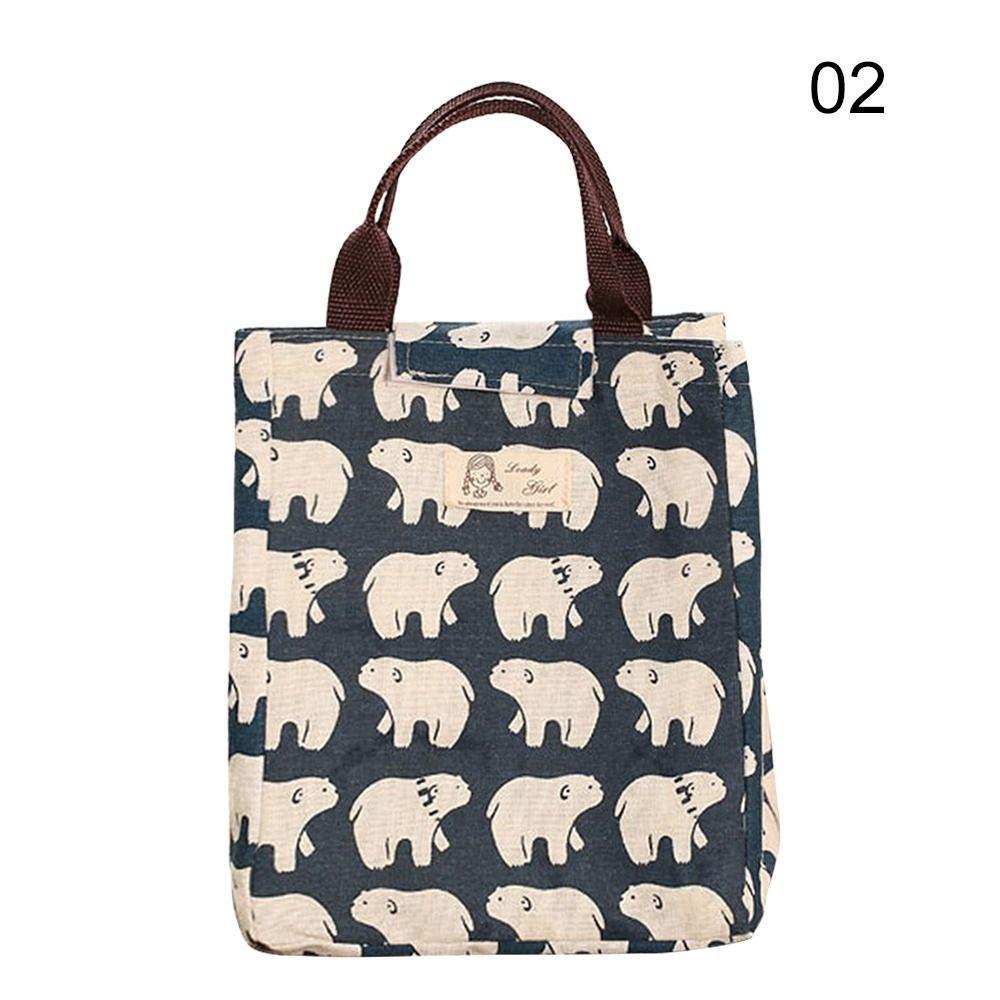 Портативная сумка для хранения, детская, студенческая, изолированная термосумка для пикника, ланч-бокс, органайзер для завтрака, сумка-холодильник для обеда