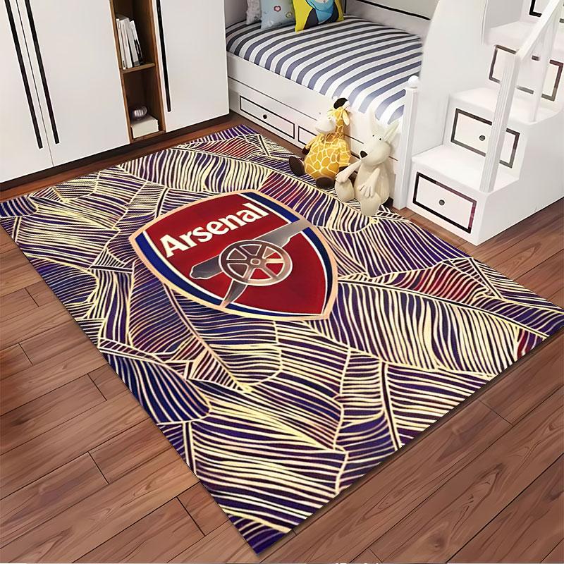 Arsenal Logo Pattern Carpet suitable as a non-slip mat for the living room or bedroom sofa