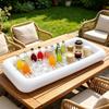 PVC Inflatable Serving Bar Multi-functional Pool Float Tray Summer Salad Tray  Pool Party