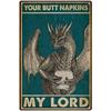 English Bulldog Tin Sign Old Fashioned Poster Bar Family Cafe Rustic Wall Decoration for NonPet Owners