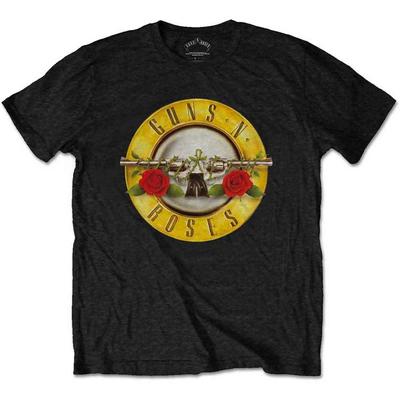 Футболка Guns N' Roses Классический Логотип Группы новая Официальная Унисекс Черная