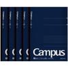 KOKUYO Campus Note точка A в линейку 40 листов A4 из 5 No-201AT-DB [Набор книг]