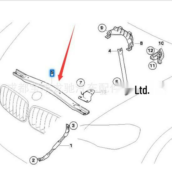 BMW X5 E70 Front Sway Bar - Part 51717228081