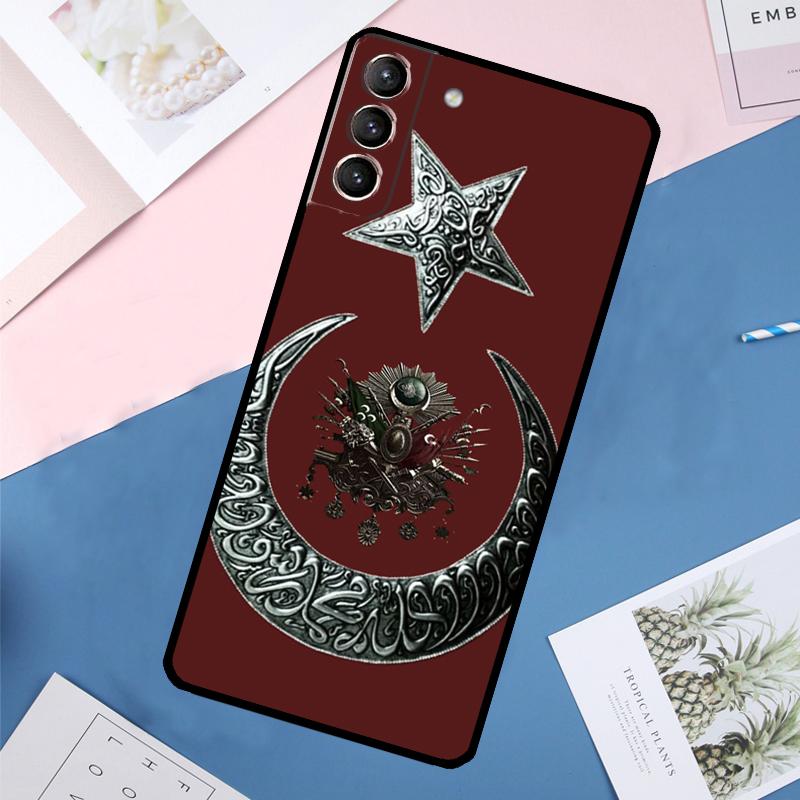 Чехол Турецкий Флаг Турции для Samsung Galaxy S24 S23 S22 Ultra S20 S21 FE S8 S9 S10 Plus Note 10 20 Ultra