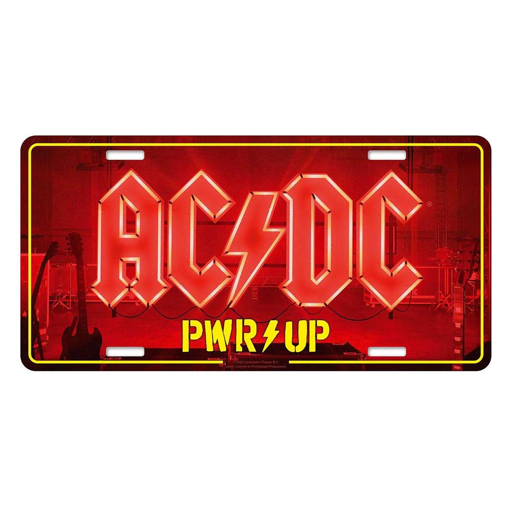 AC/DC PWR UP Album Number Plate Sign