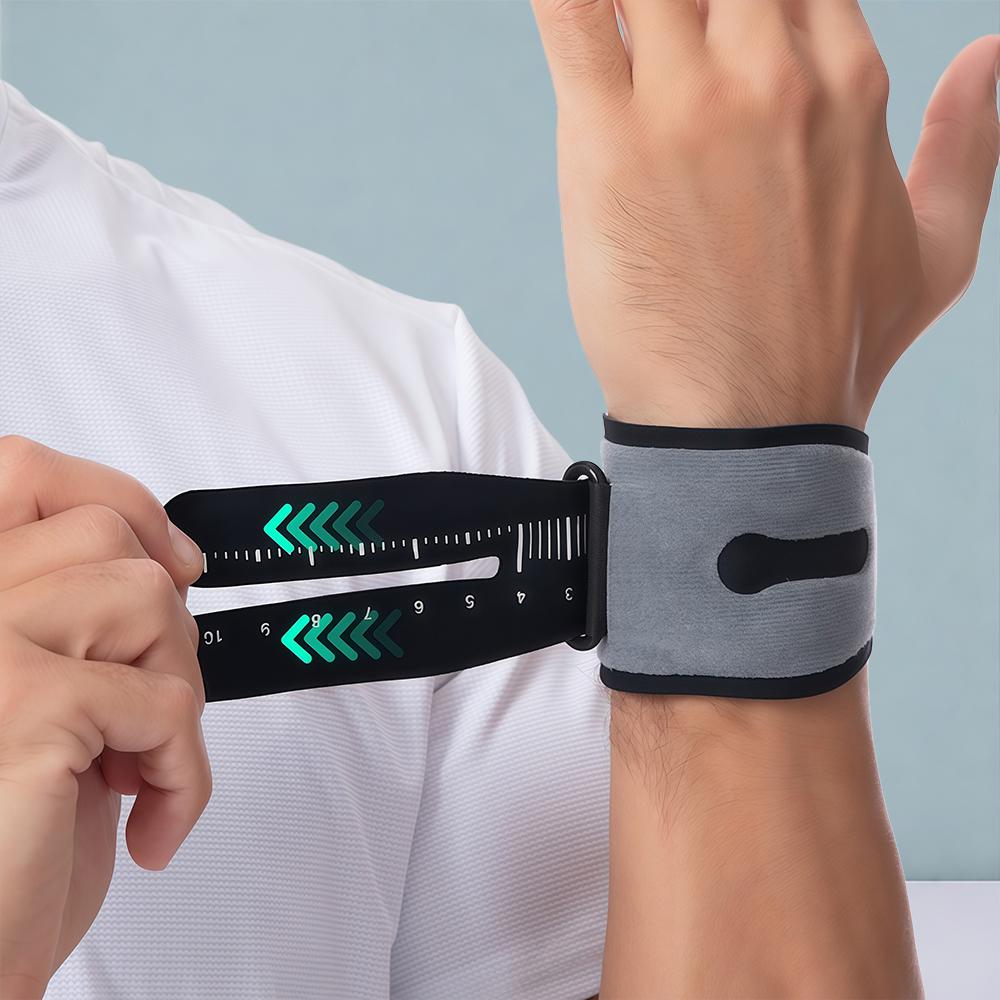 1Pcs Shock-Absorbing Wrist Brace,Adjustable Compression Wrist Support Strap for Sport,TFCC Tear,Tendonitis,Arthritis Pain Relief 1
