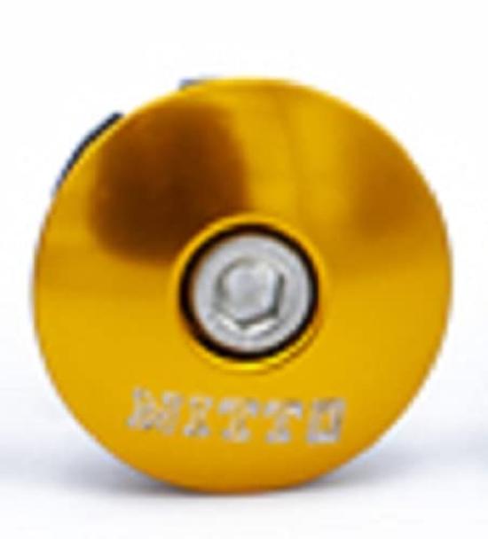 Крышка рулевой колонки NITTO с болтом и золотой звездой (1-1 / 8") Гайка,